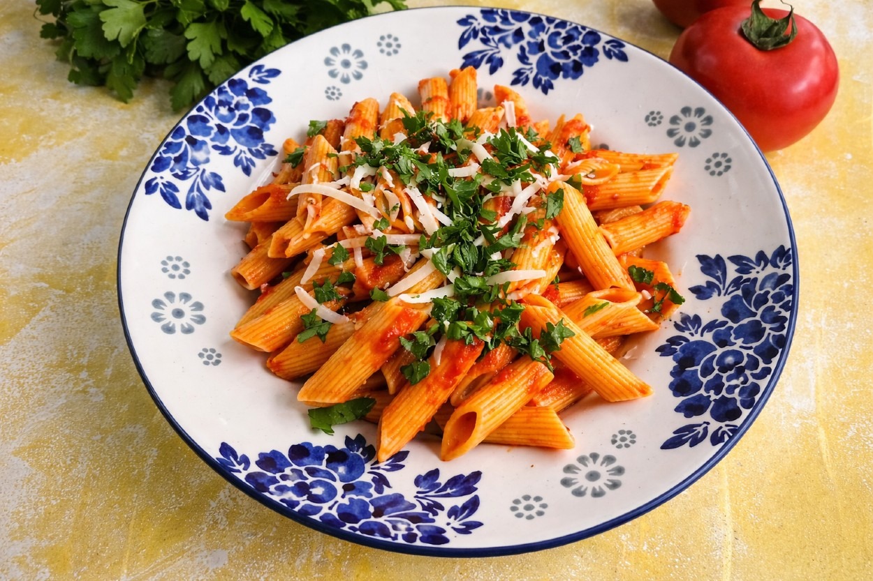 Restoranlardan Transfer: Arabiata Soslu Makarna
