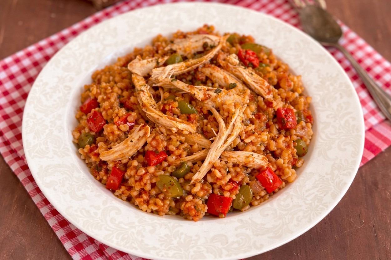 İkisi Bir Arada: Tavuklu Bulgur Pilavı