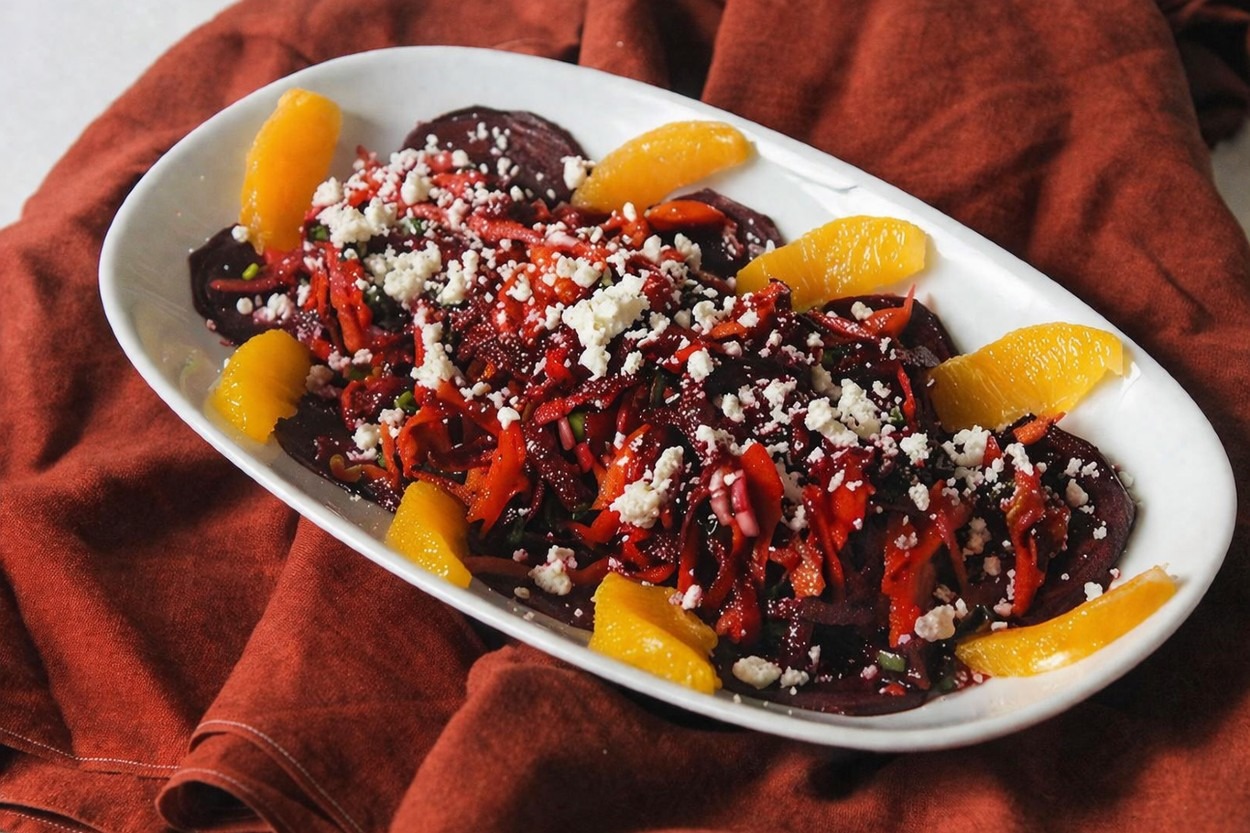 Rengine Hayran: Tulum Peynirli Pancar Salatası