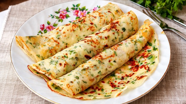 En Leziz Kahvaltılık: Kaşarlı Otlu Krep