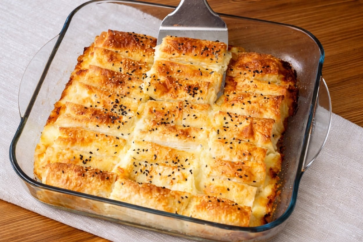 Sadece İki Yufkayla: Borcamda Sodalı Börek