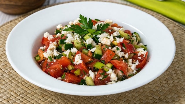 Bulgaristan'a Özgü: Şopska Salatası