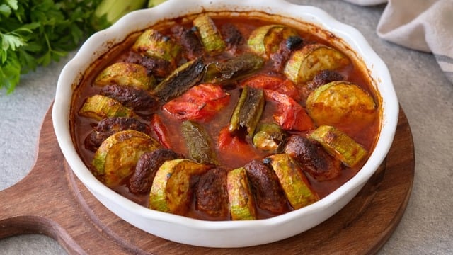 Akşamın Yemeği: Kabak Kebabı