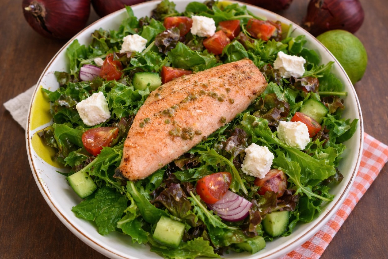 Nefis Sosuyla: Somonlu Salata