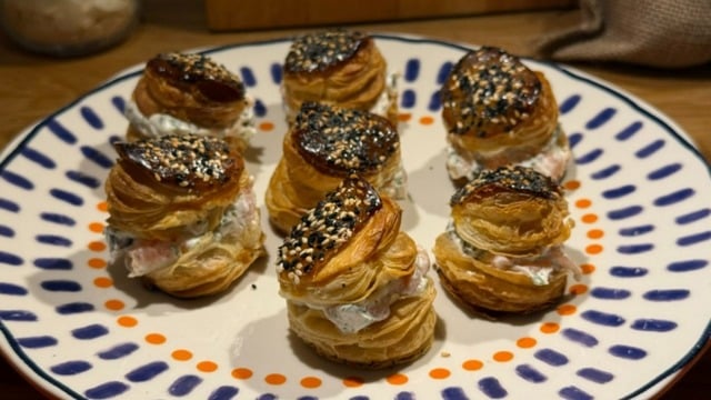 Merve'nin Tarifi: Lokmalık Mini Milföyler