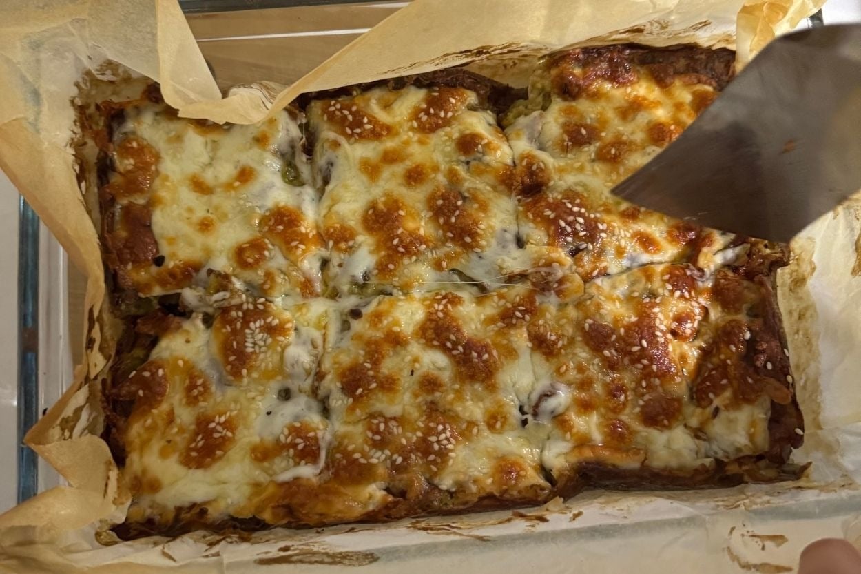 Şeyma'nın Tarifi: Fırında Kaşarlı Kabak Mücver