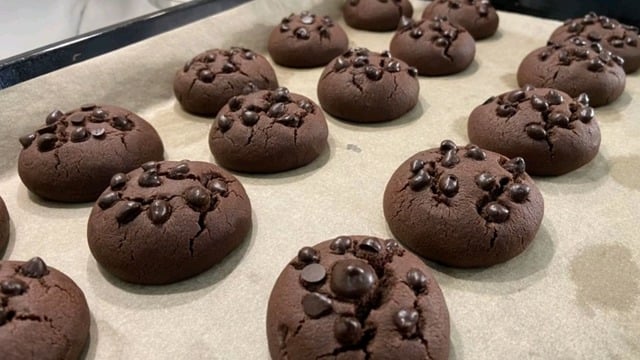 Ruken'in Tarifi: Kakaolu Çikolatalı Kurabiye