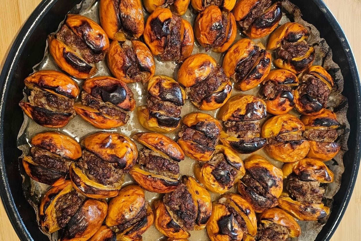Ev Usulü: Fırında Yenidünya Kebabı