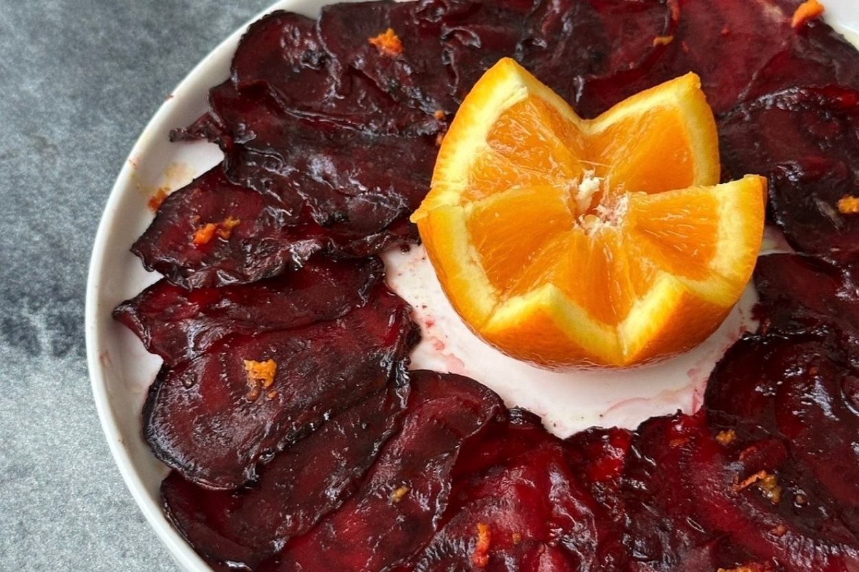 Sofralara Renk Katar: Pancar Carpaccio