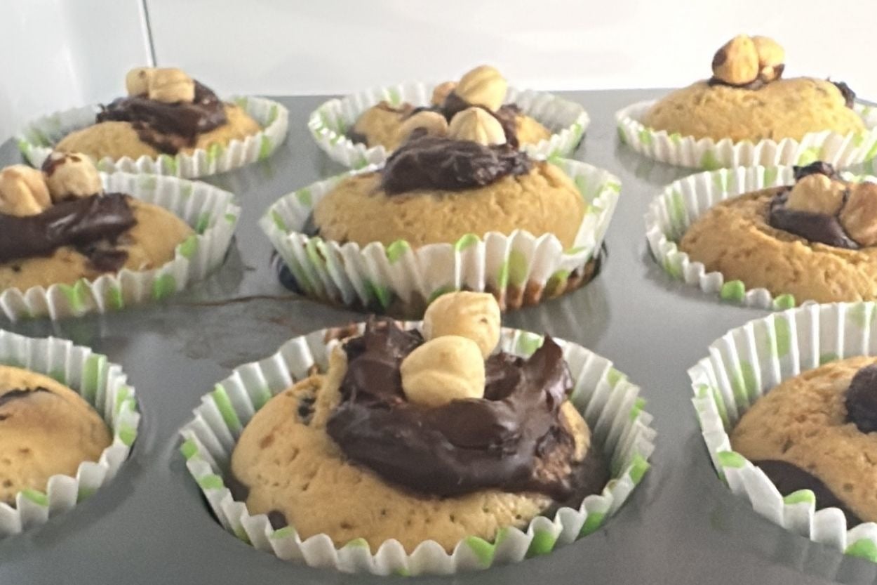 İki Renkli: Kakaolu Vanilyalı Cupcake