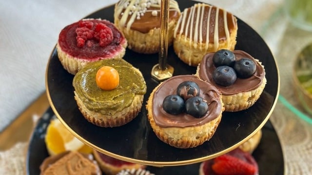 Tek Lokmalık: Muffin Kalıbında Mini Cheesecake