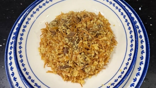 Eliz'in Tarifi: Kavurmalı Şehriyeli Bulgur Pilavı