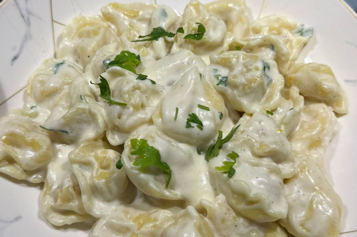 İtalyan Esintili: Limonlu Krema Soslu Tortellini