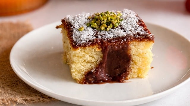 Puding Dolgulu: Poke Kek