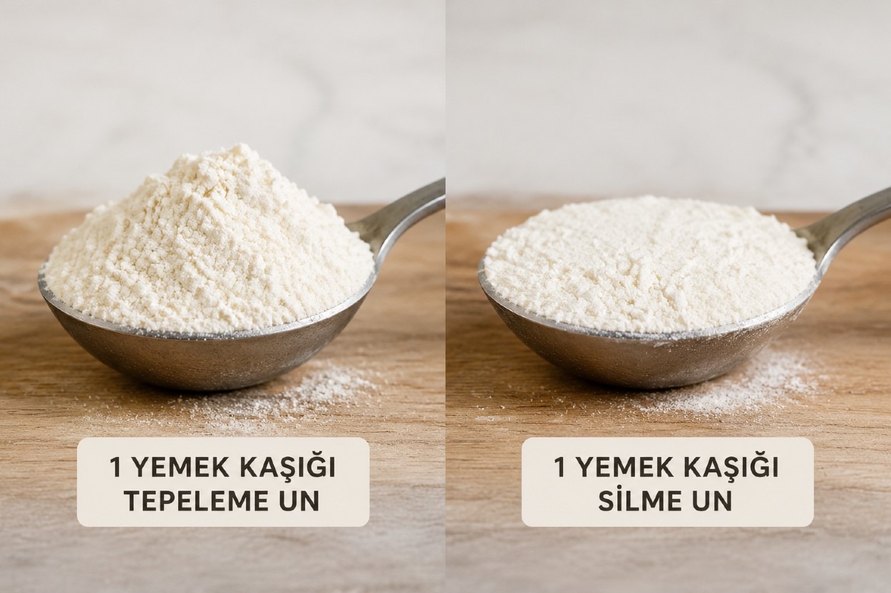 Yemek Tariflerinde Tepeleme ve Silme Ne Demek? Farkı Ne?