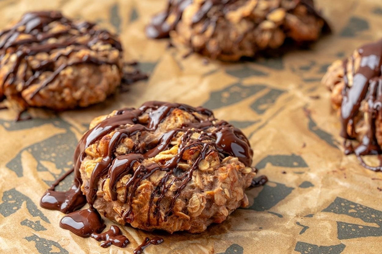 Fit Atıştırmalık: Muzlu Yulaflı Cevizli Cookie