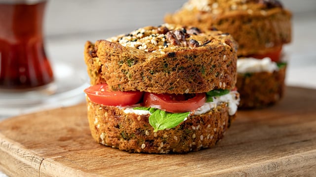 Glutensiz: Unsuz Proteinli Sandviç Ekmeği