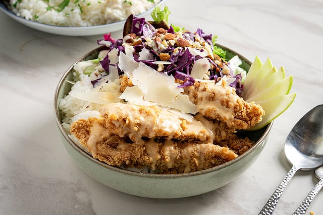 Ballı Hardallı Çıtır Tavuk Bowl Tarifi