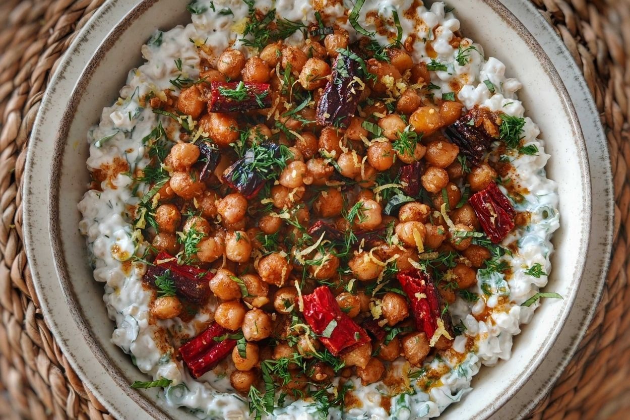 Protein Dolu: Yoğurtlu Cevizli Buğday Salatası