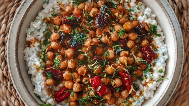 Protein Dolu: Yoğurtlu Cevizli Buğday Salatası