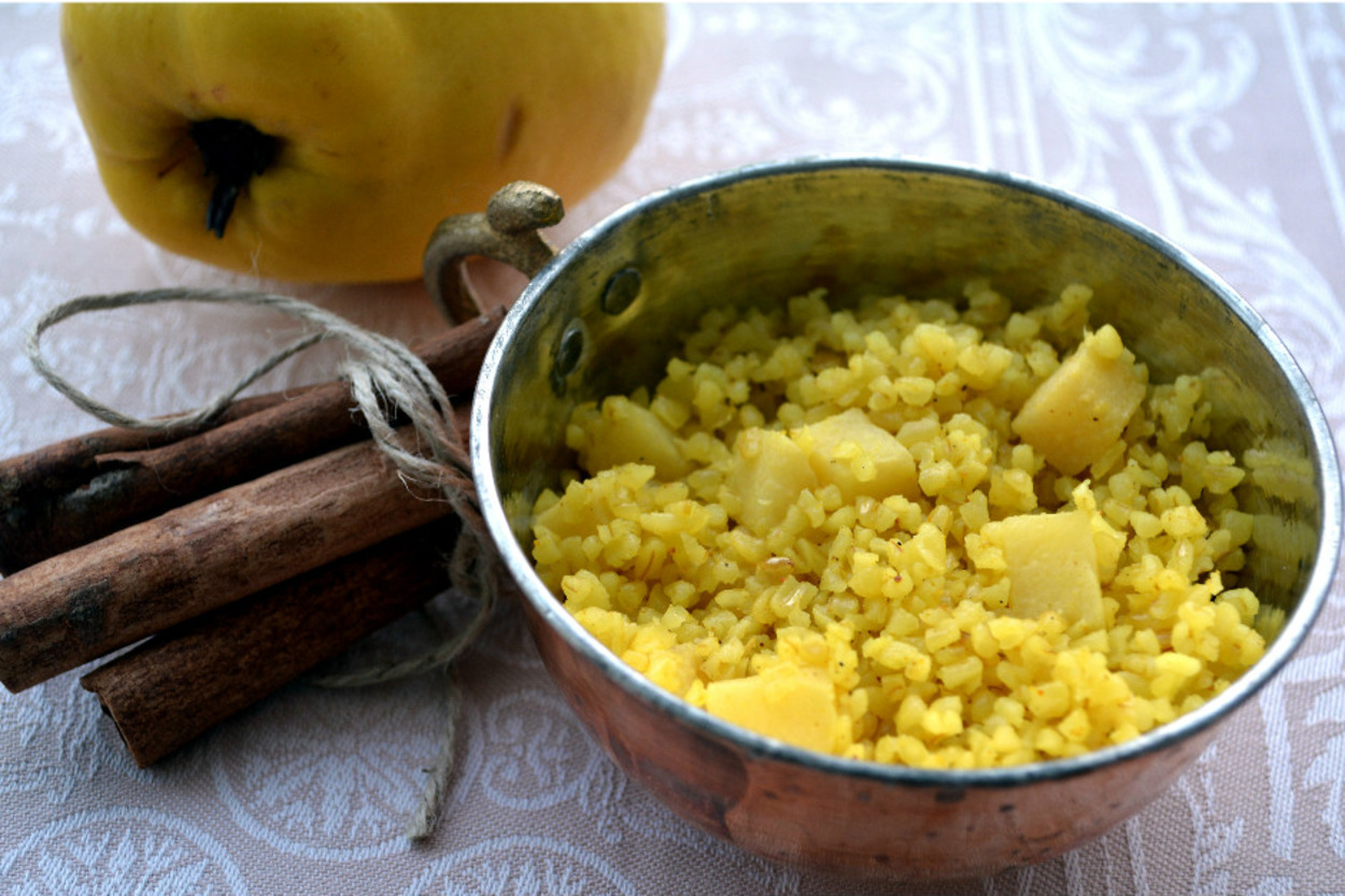 Kış Bitmeden: Ayvalı Bulgur Pilavı
