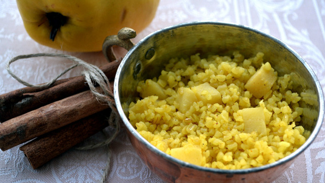 Kış Bitmeden: Ayvalı Bulgur Pilavı