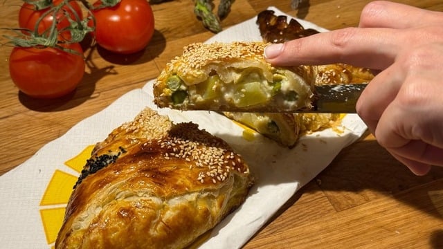 Fırından Çıkan: Kuşkonmazlı Milföy