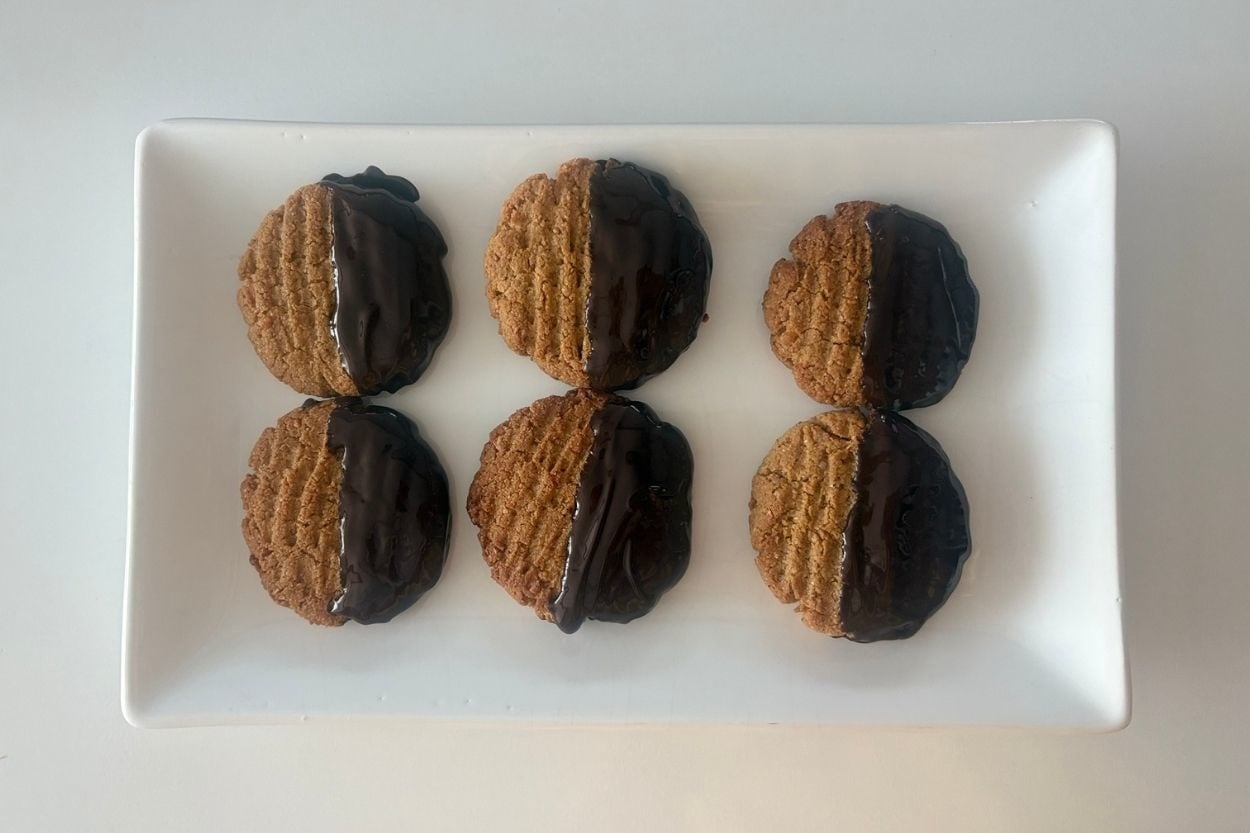 Fit Mutluluk: Badem Unlu Fıstık Ezmeli Glutensiz Kurabiye