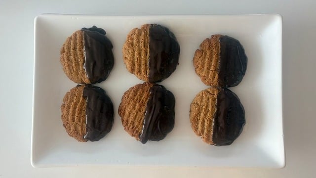 Fit Mutluluk: Badem Unlu Fıstık Ezmeli Glutensiz Kurabiye