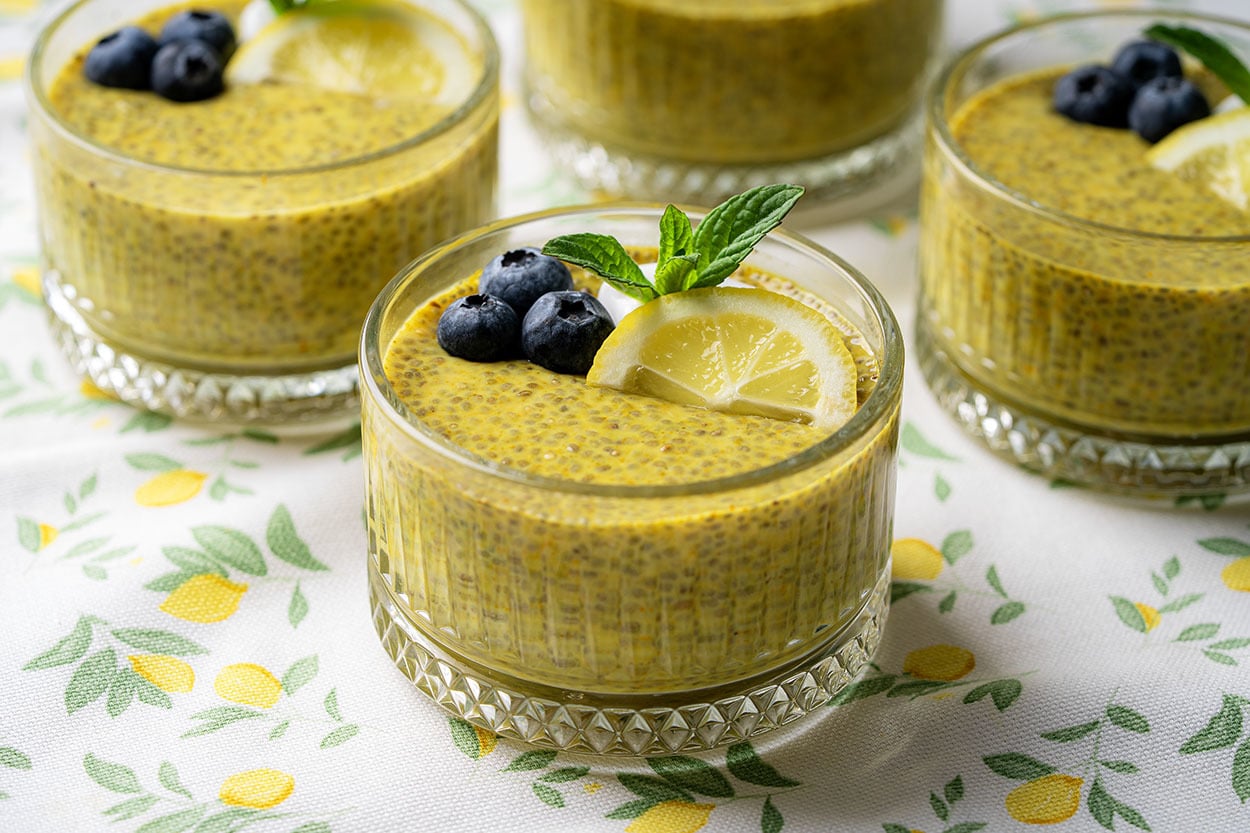 Ferahlatıcı: Limonlu Chia Puding
