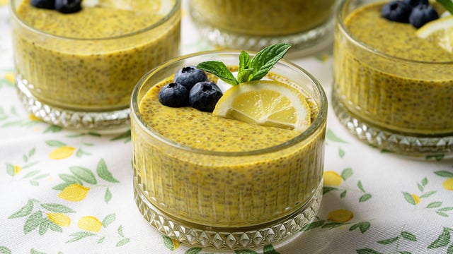 Ferahlatıcı: Limonlu Chia Puding