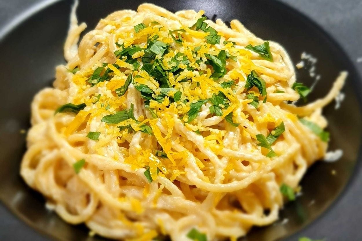 Narenciye Aromalı: Limonlu Kremalı Spagetti