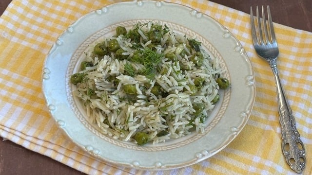 Duygu'nun Tarifi: Zeytinyağlı Yeşil Pilav