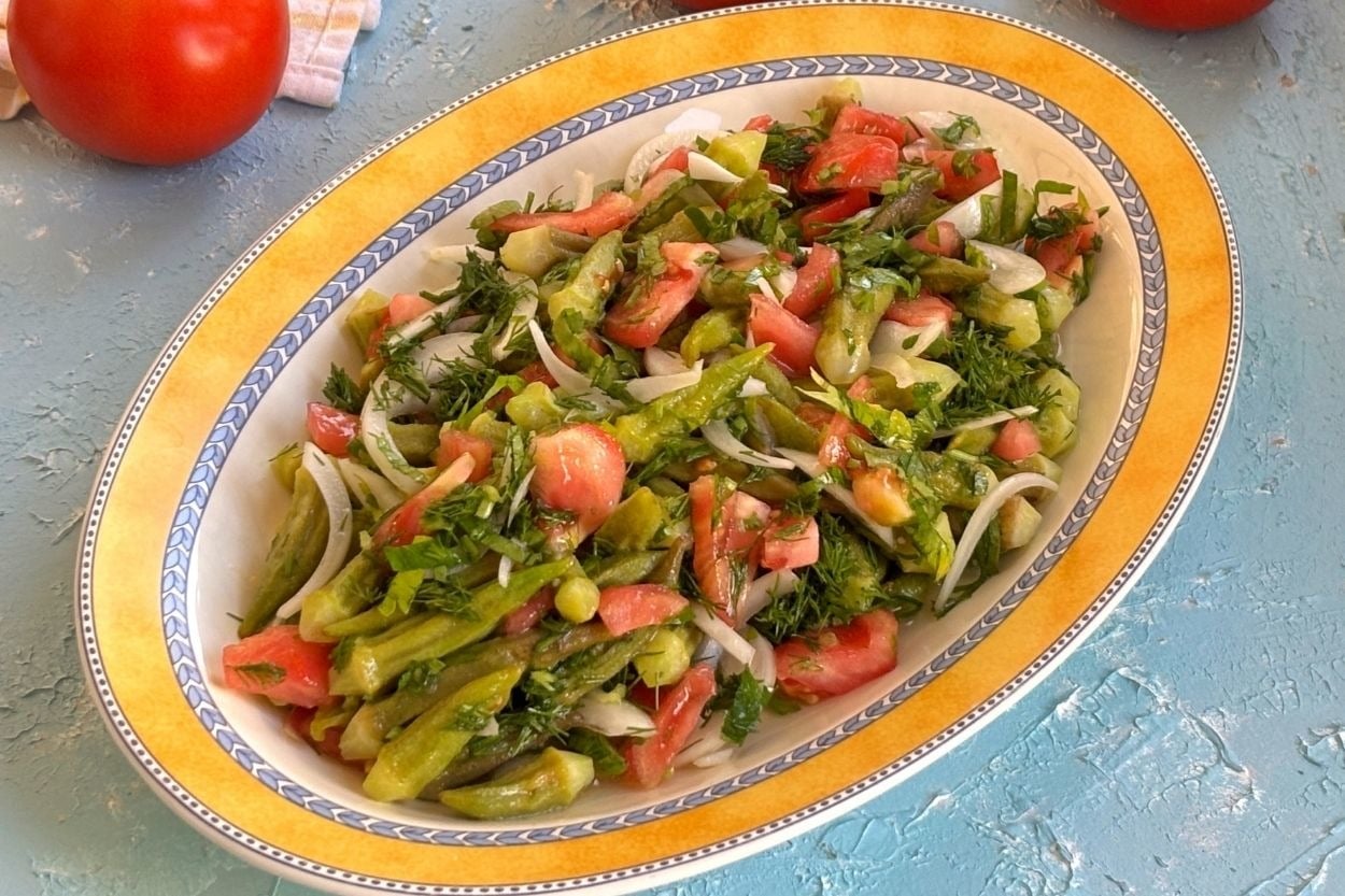 Duygu'nun Tarifi: Bamya Salatası
