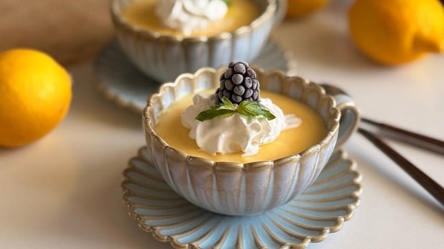 Murat'ın Tarifi: Limon Budino
