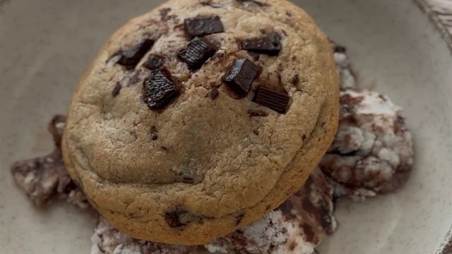 Kahve Molalarına: Fındık Kremalı Dondurmalı Cookie