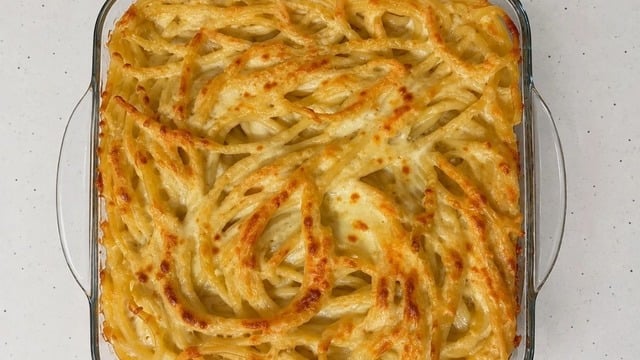 Bol Peynirli: Beşamel Soslu Nefis Fırın Makarna