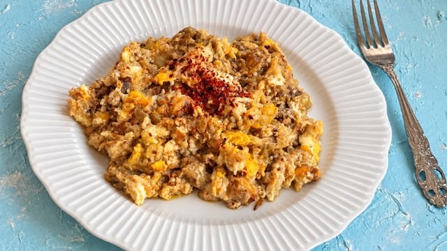 Duygu'nun Tarifi: Yumurtalı Babagannuş