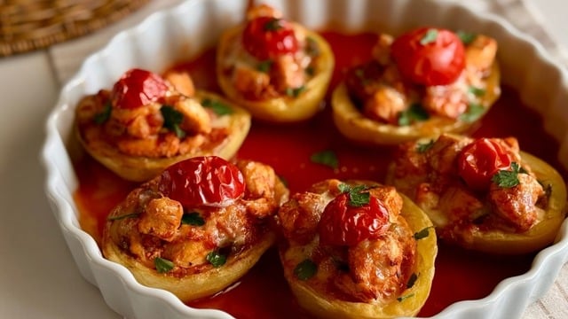 Güler'in Tarifi: Tavuklu Patates Karnıyarık