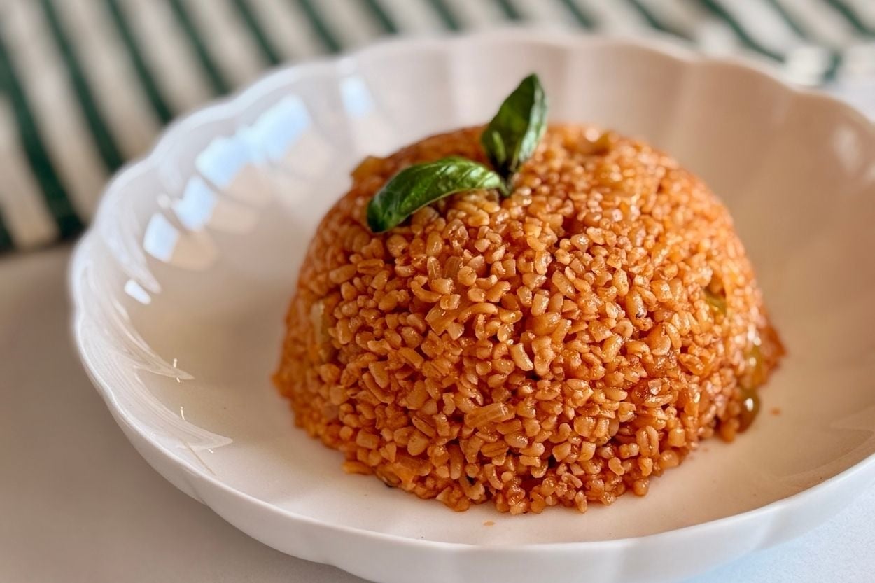 Üstelik Bol Sebzeli: Kaymaklı Bulgur Pilavı