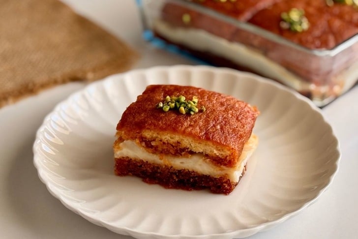 Muhallebili Ekmek Kadayıfı
