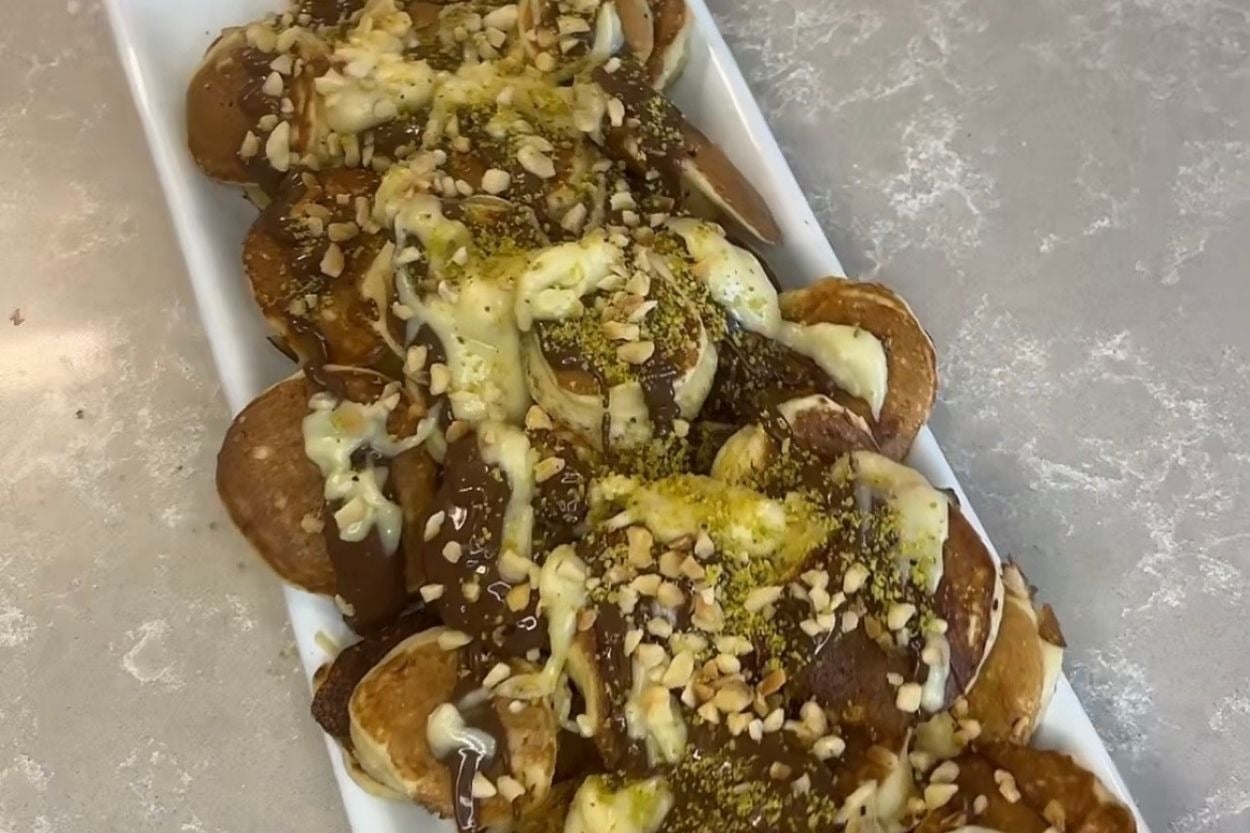 Waffle Tadında: Muzlu Mini Pancake