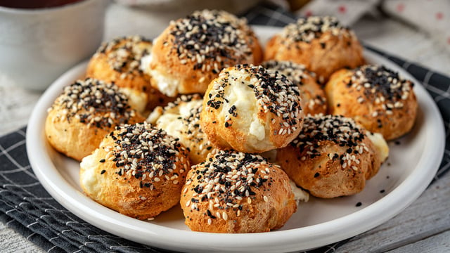 Çay Saatlerine: Peynir Dolgulu Glutensiz Poğaça