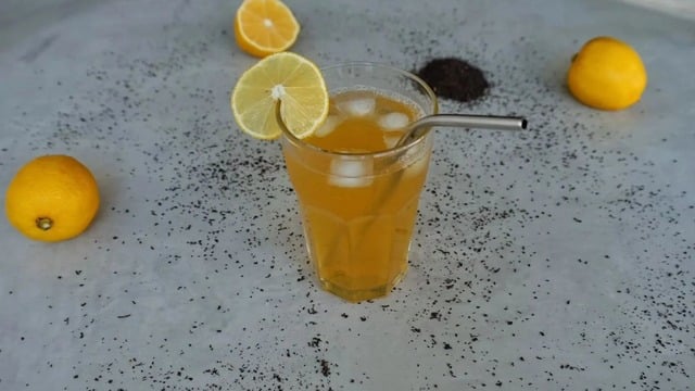 Ev Yapımı: Limonlu Pratik Soğuk Çay