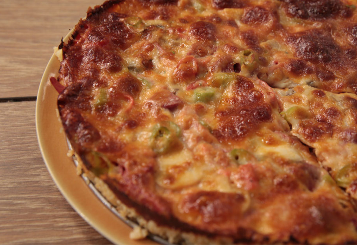 Denemeden Bilemezsin:  Karnabahar Pizza [İZLE] Tarifi