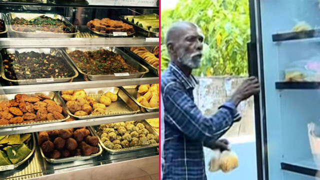 Evsiz İnsanlar İçin Sokağa Yemek Dolu Dolaplar Bırakan Güzel Restoran