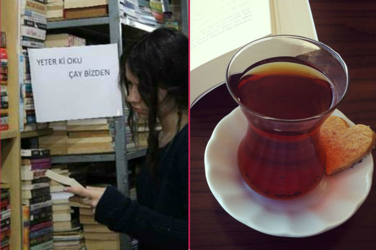 Kitap Okuyana Çay Bedava Diyerek Okuma Sevgisi Aşılayan 8 Güzel Mekan