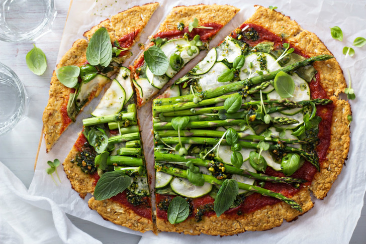 Kuşkonmazlı Karnabahar Pizza