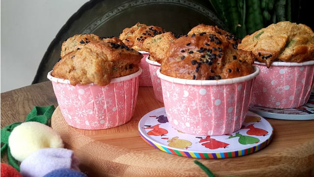Hem de Yağsız: Kurutulmuş Domatesli Muffin
