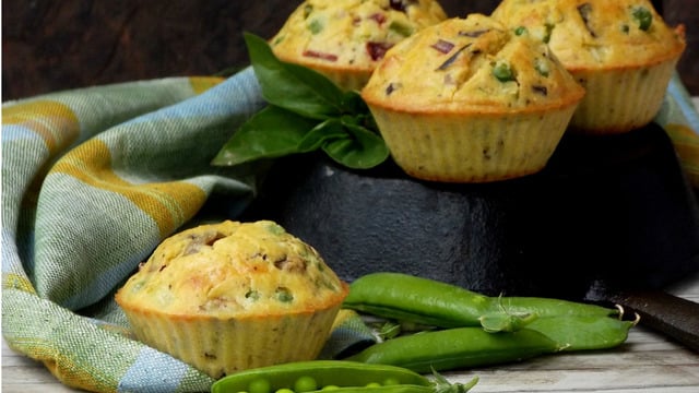 Bu Sefer Tuzlu: Bezelyeli Muffin